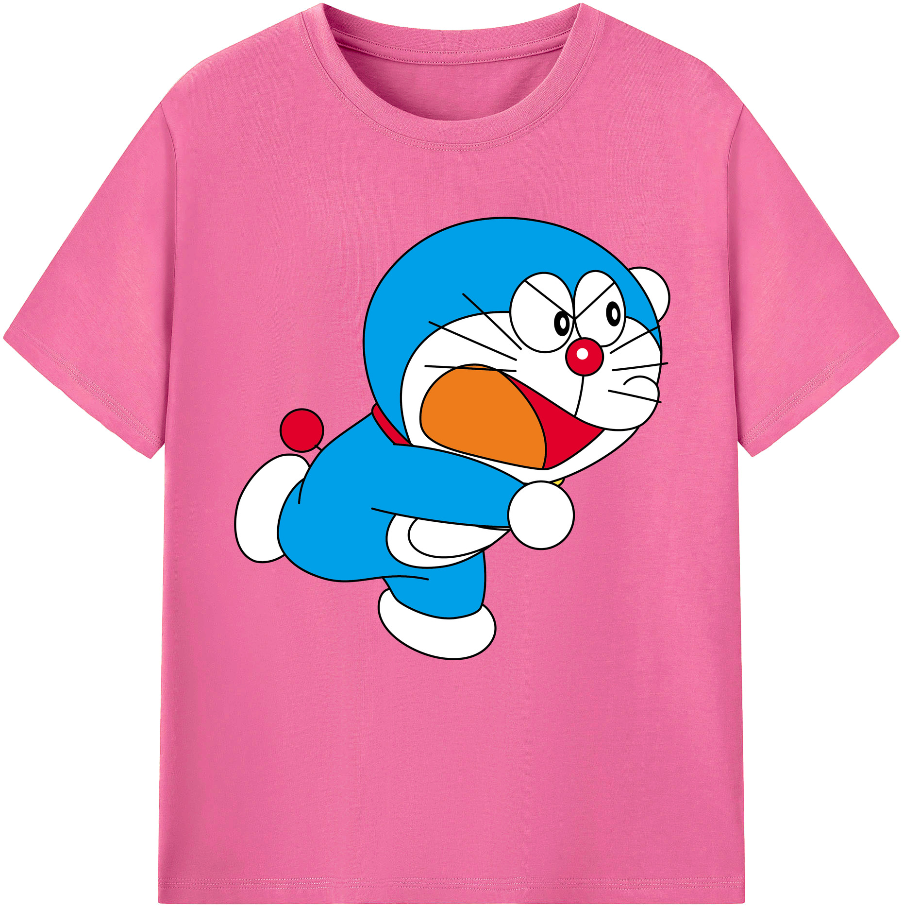 （画像用） ドラえもん Doraemon レディースカジュアルプリントTシャツ（綿100％）